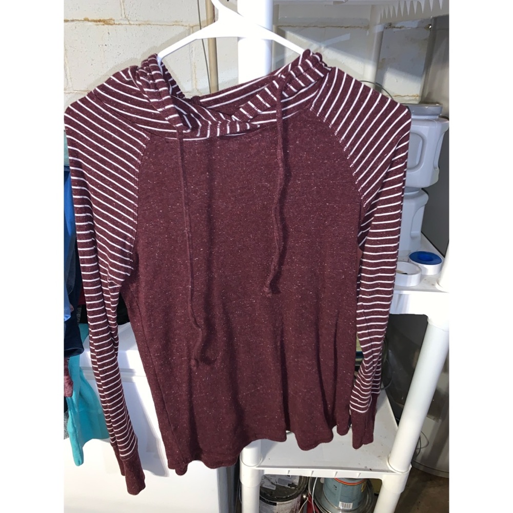 Long sleeve shirt with hood